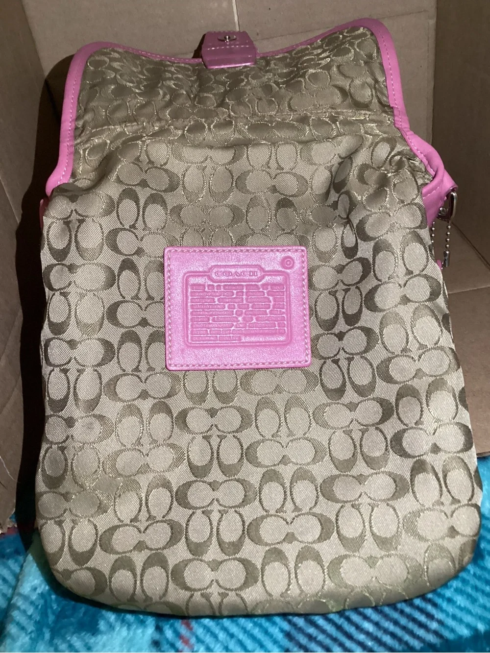 Coach Pink Soho Flap Messenger Style Crossbody Bag - Picture 6 of 11